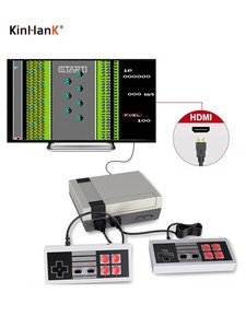 Kinhank Retro Klasik Oyun Konsolu, HDMI Çıkışlı Dahili 621 Oyunlu, Çift Kontrol 8-Bit Taşınabilir Oyun konsolu