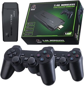Kinhank Super Konsol S2 12000 Retro oyun PS1/GBC/GBA/SFC 64G 2.4G çift kablosuz joystick